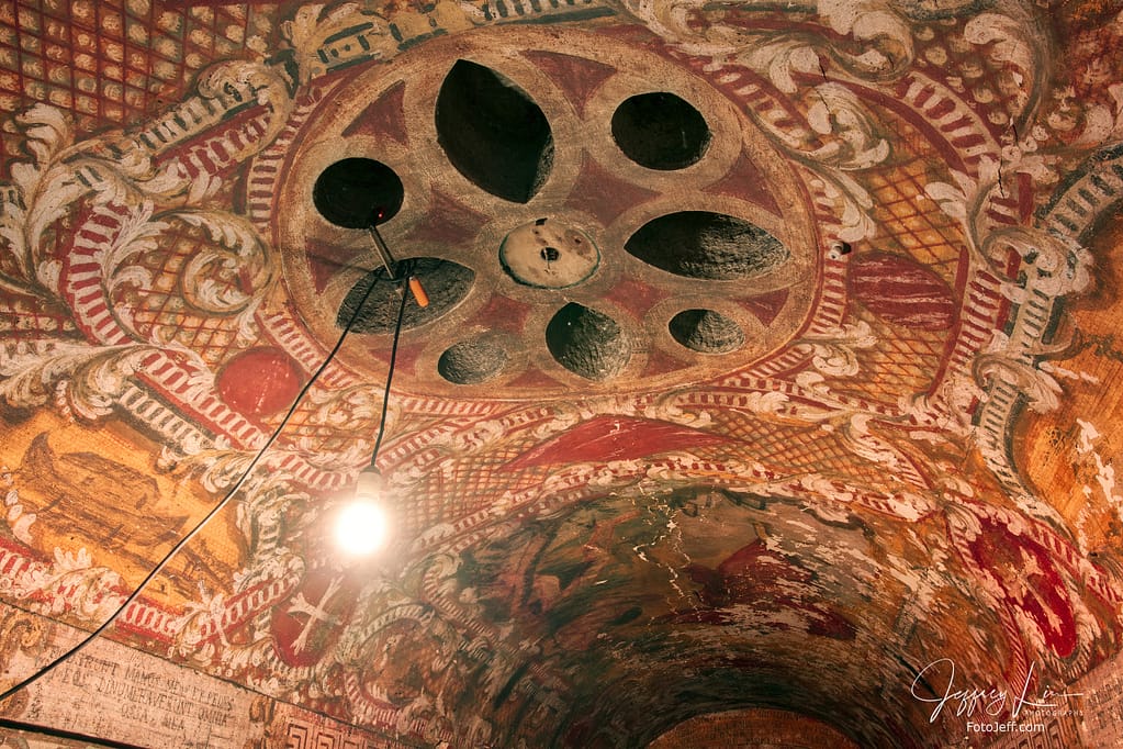23. The Ceiling of Underground Crypt at Chiesa di San Simeon Piccolo